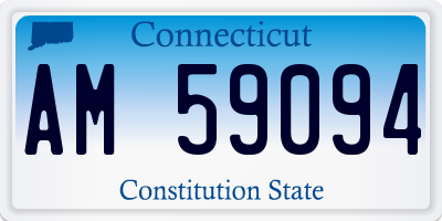 CT license plate AM59094