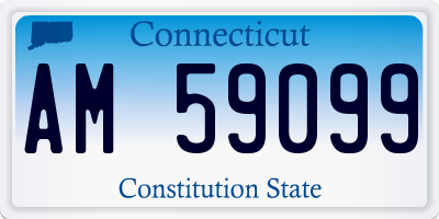 CT license plate AM59099