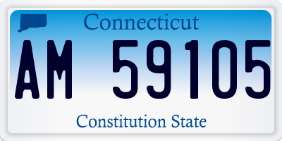CT license plate AM59105