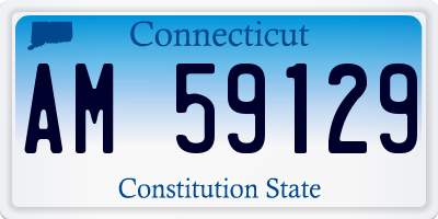 CT license plate AM59129