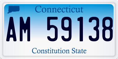 CT license plate AM59138