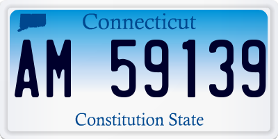 CT license plate AM59139