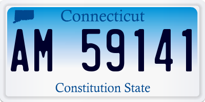 CT license plate AM59141
