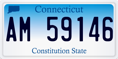 CT license plate AM59146