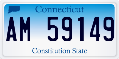 CT license plate AM59149