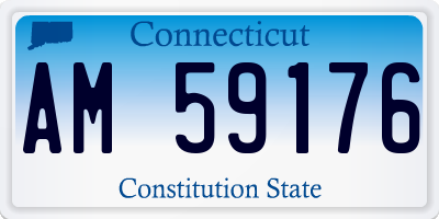 CT license plate AM59176