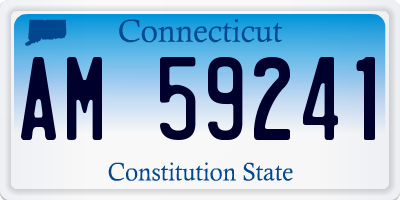 CT license plate AM59241