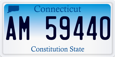 CT license plate AM59440