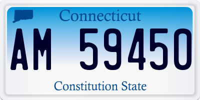 CT license plate AM59450
