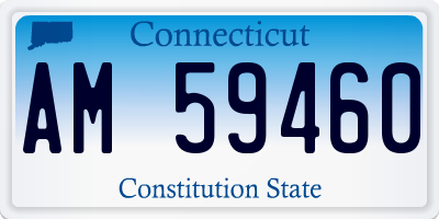 CT license plate AM59460