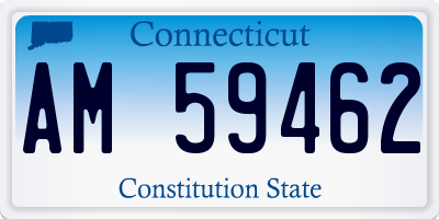 CT license plate AM59462