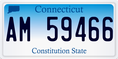 CT license plate AM59466