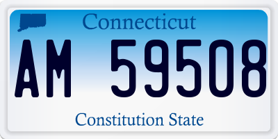 CT license plate AM59508
