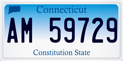 CT license plate AM59729