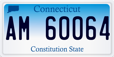 CT license plate AM60064
