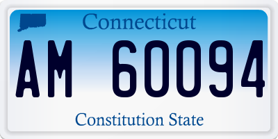CT license plate AM60094