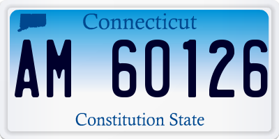 CT license plate AM60126