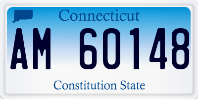 CT license plate AM60148