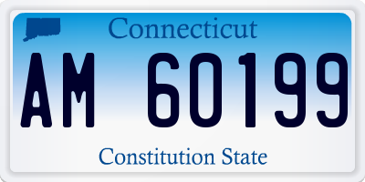 CT license plate AM60199