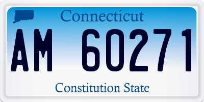 CT license plate AM60271