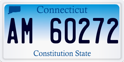 CT license plate AM60272