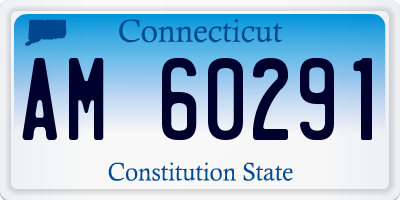 CT license plate AM60291