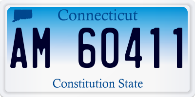 CT license plate AM60411