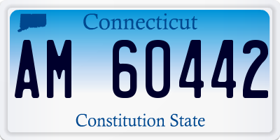 CT license plate AM60442
