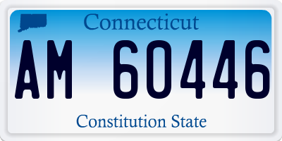 CT license plate AM60446