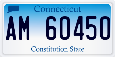 CT license plate AM60450
