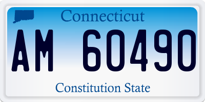 CT license plate AM60490