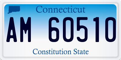 CT license plate AM60510