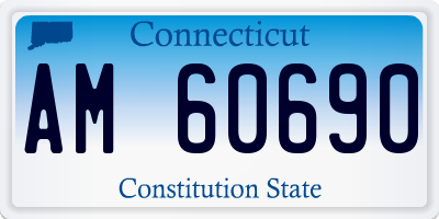 CT license plate AM60690