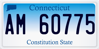 CT license plate AM60775