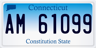 CT license plate AM61099