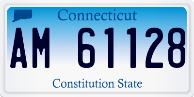 CT license plate AM61128