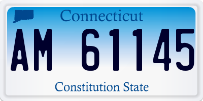 CT license plate AM61145