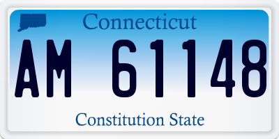 CT license plate AM61148