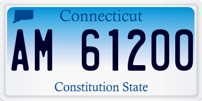 CT license plate AM61200