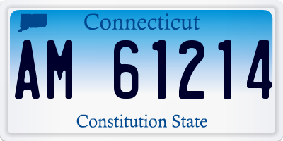 CT license plate AM61214