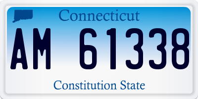 CT license plate AM61338