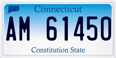 CT license plate AM61450
