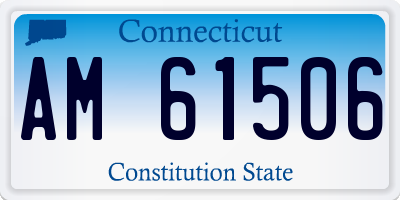 CT license plate AM61506