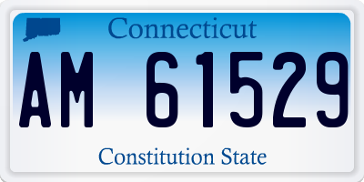 CT license plate AM61529