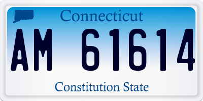 CT license plate AM61614
