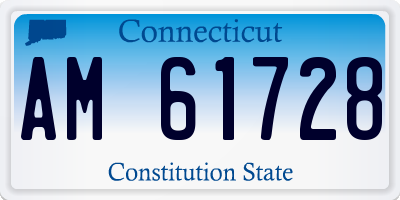 CT license plate AM61728