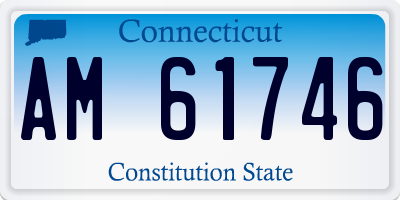 CT license plate AM61746
