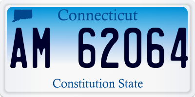 CT license plate AM62064