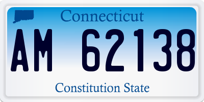 CT license plate AM62138