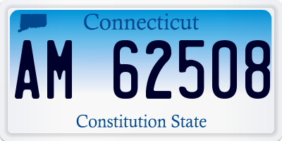 CT license plate AM62508